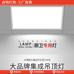 統合吊り天井ledライトキッチン浴室トイレ天井照明パネルライト天井埋め込み式アルミパネル