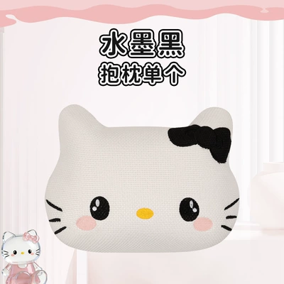 women, rear seat covers — Seat cushion, seat cover - hello-kitty-ink-black-one-pillow