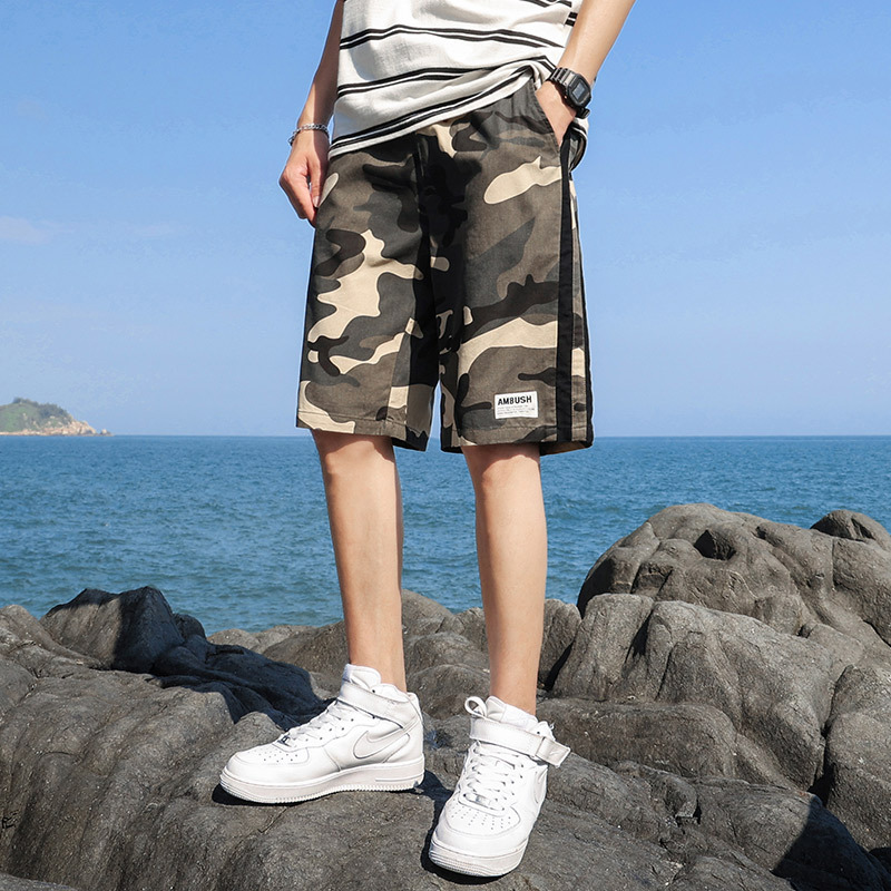 cotton camouflage summer shorts