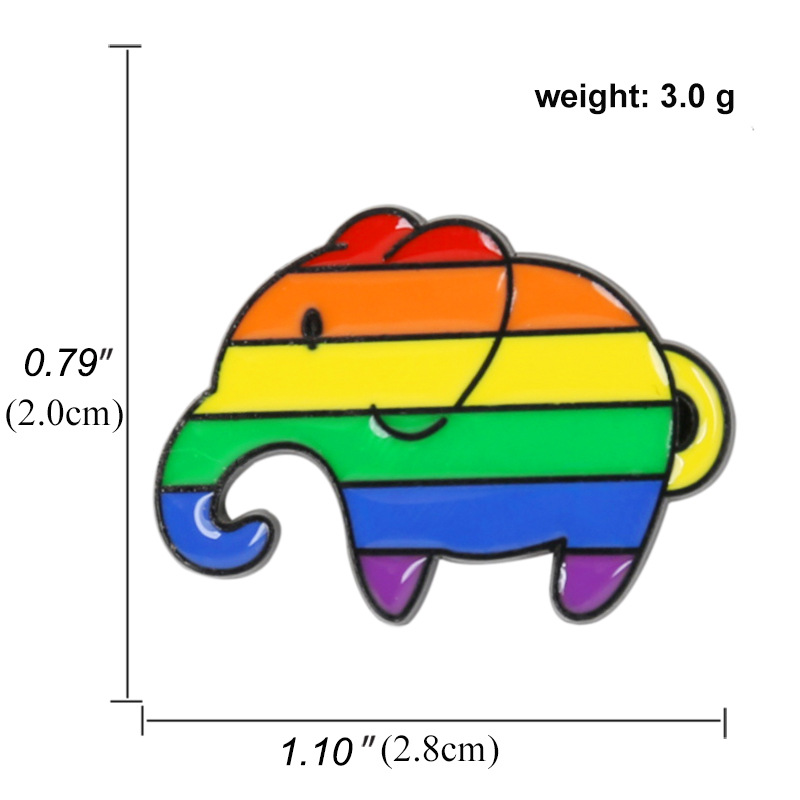 7g Weight Brooches Classification Daily Occasion Alloy Material Animal Pattern Unisex Gender Plating Design Cute Style Cute Pin Animal Alloy Plating Unisex Brooches 2