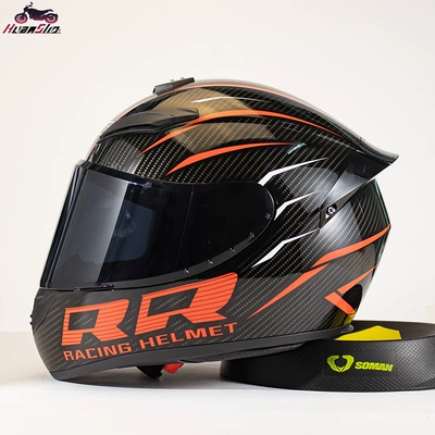 Men and Women, Safe for All | Motorcycle Safety Supplies - foreign-trade-model-black-and-red-double-r-black-mirror-s