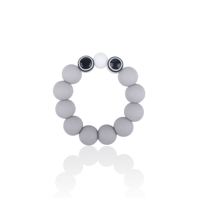 Bebé suministros de silicona perlas mordedor bebé dientes de juguete acrílico modelado de ojos Comercio exterior Nuevo