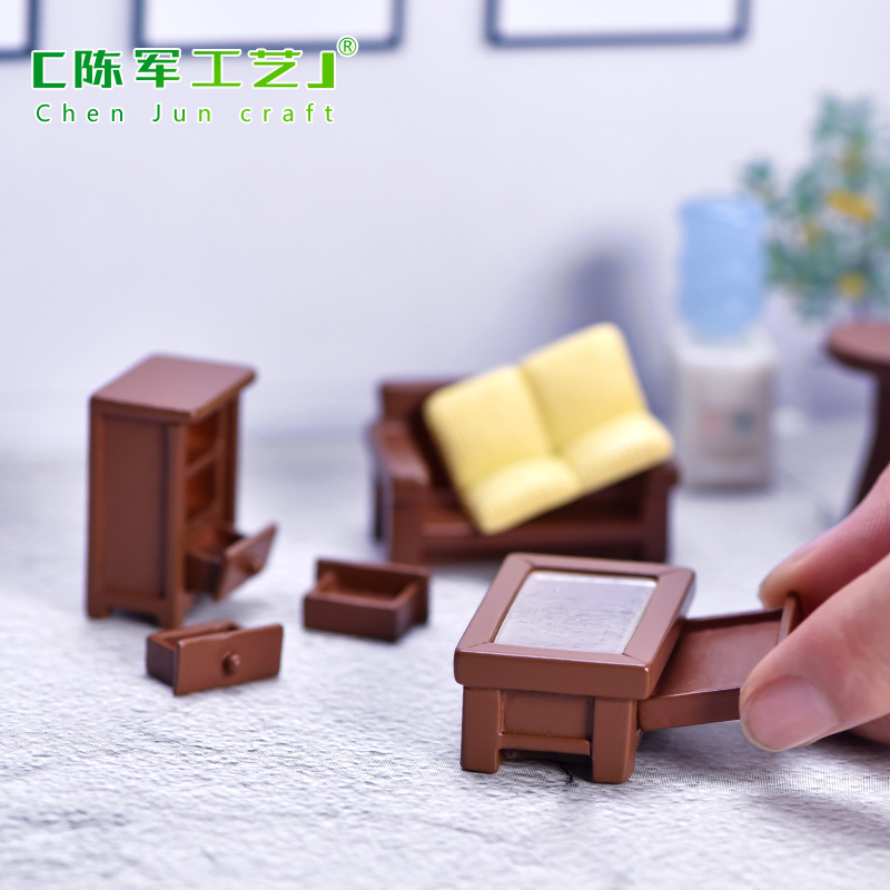 Stool, Water Dispenser, Sofa, Coffee Table, Micro Landscape, Miniature Succulent Doll House, Small Furniture Ornaments, Bedside Table, Artificial