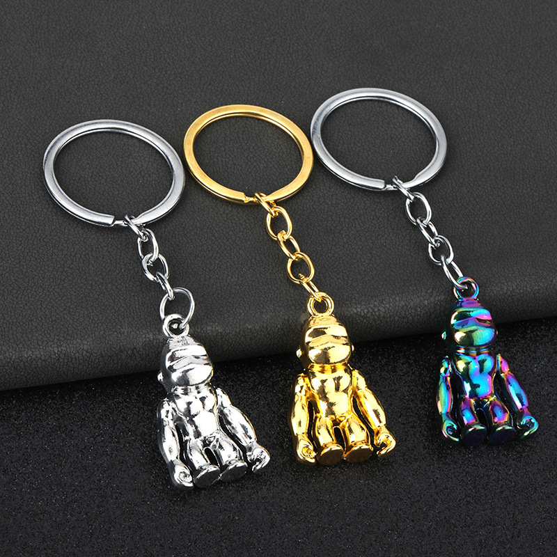Factory direct creative personality simulation gorilla key chain key chain pendant car advertising gifts wholesale