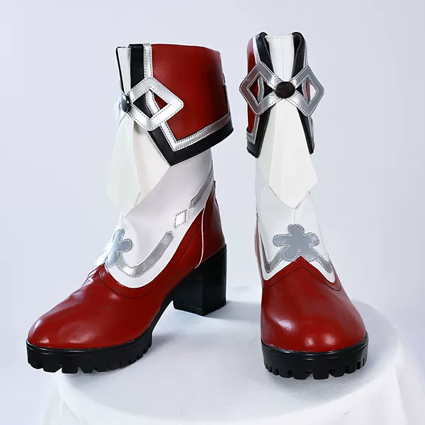 Suxue peach red walnut shoes