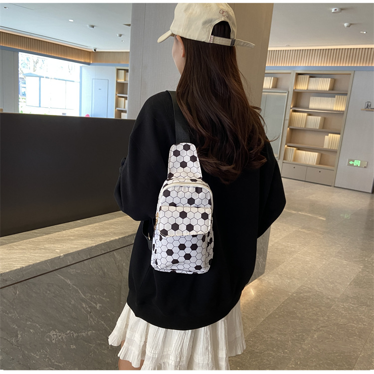 Women's Medium Nylon Ball Streetwear Square Zipper Fanny Pack display picture 23