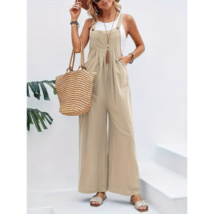 N 80955 Vintage Solid Overalls �͹ż�ɫ����ѝ�羳�W