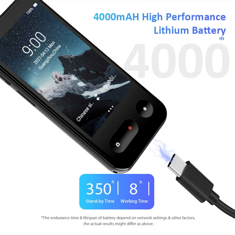 4G переводчик T7, интеллектуальный голосовой переводчик, фото-перевод, запись, Wi‑Fi переводчик