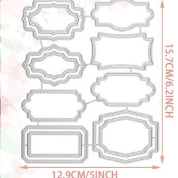 scrapbooking DIY cutting die carbon steel die puzzle embossing die tag suit D