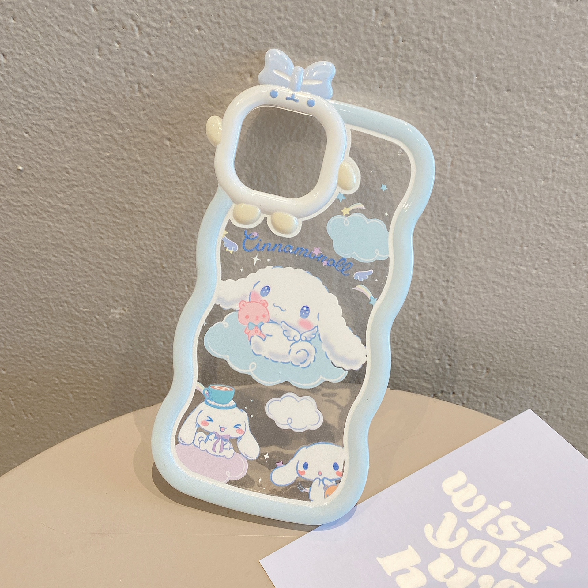 Wave Monster for Apple 14 Phone Case Iphone12pro Cinnamoroll Babycinnamoroll Cartoon TPU Varnish Protective Cover