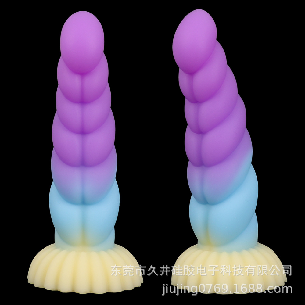 Color de la jalea luminosa pequeña torcedura femenina sexy anal plug out sm juguete adulto suministros back corte estimulación masturbación dispositivo