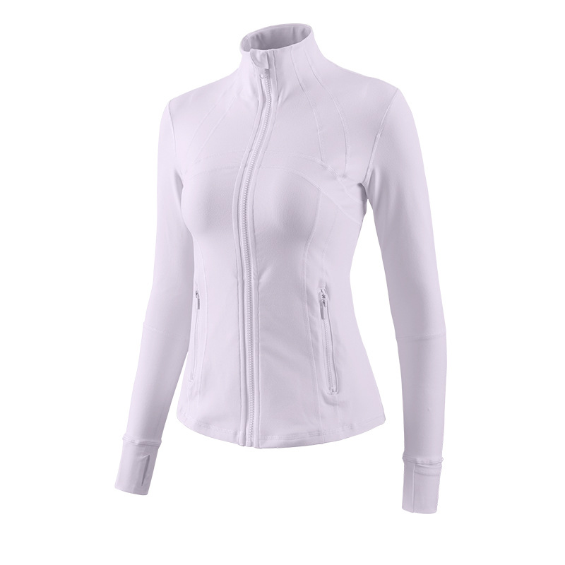 Stand-up Collar Yoga Clothes, Thin High-end Pilates Fitness Top, Fitness Clothes For Women_desvips.com