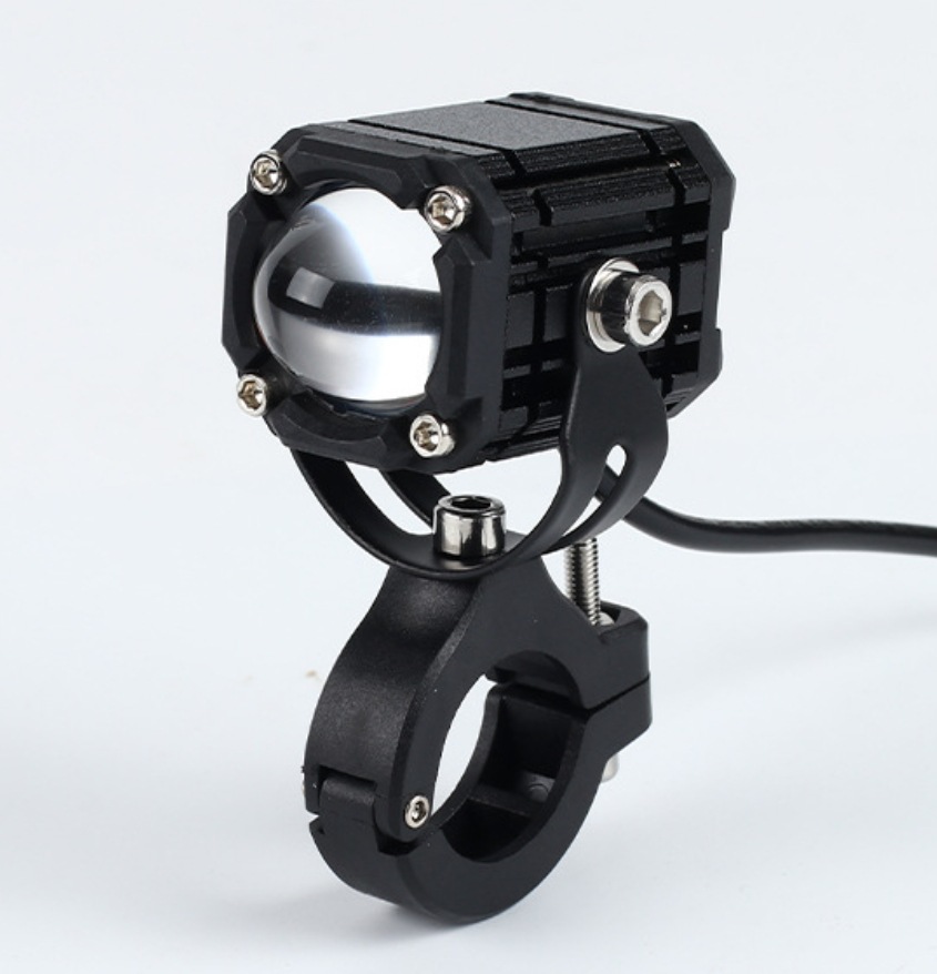 Faro de motocicleta con ojo de diablo, luz externa eléctrica para coche, luz para vehículo eléctrico, faro delantero dedicado con ojo de diablo.