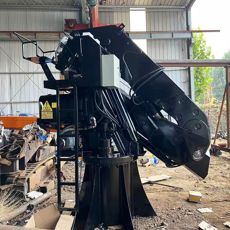 现货现发固定式折臂吊 360度旋转性能稳定 小型遥控3吨折臂吊