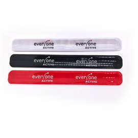 PVC反光啪啪圈手环 反光晶格膜拍拍手环印刷LOGO 啪啪圈骑行注意