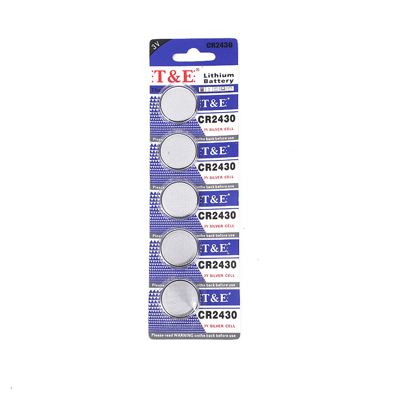 CR2430 T & E (ordered in multiples of 5)