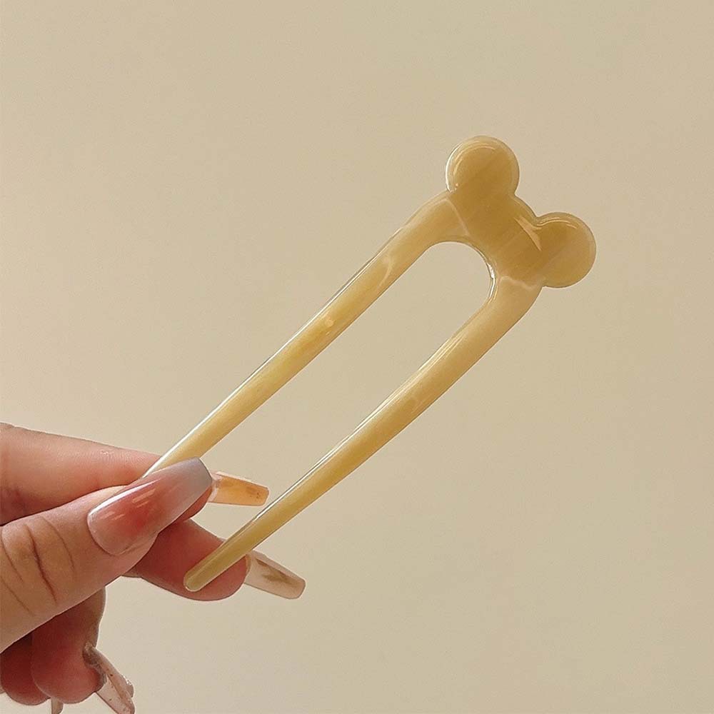 Acetato coreano pinzas de cabello, dispositivo de cabello mágico, pinzas de cabello en forma de U, pinzas de cabello para niños, pinzas de cabello para gatitos, adornos de cabello para perezosos