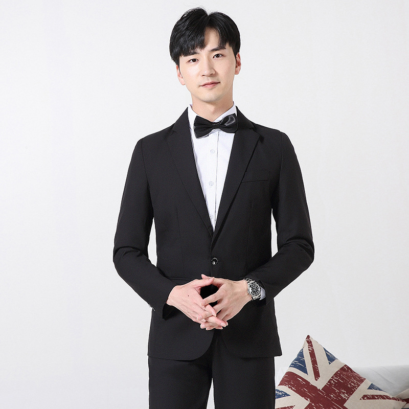 伴郎服兄弟装男式西服套装男结婚婚礼三件套兄弟团服迎亲商务西装|undefined