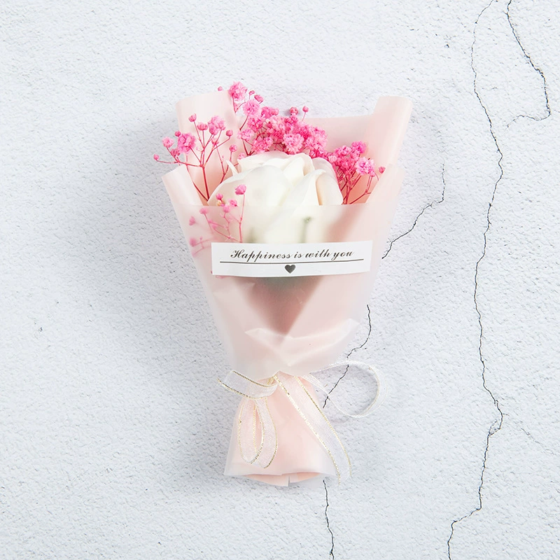 Искусственный букет мини, Baby's Breath и сухоцветы, 15×10 см, подарок-принадлежность