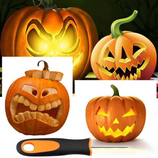 Кросс-граница Нож для carved pumpkin Halloween набор инструментов инструмент для светового декора резак для тыквы