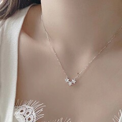 星斗はネックレスの女性insを伴って、贅沢な大衆の高級感があります。