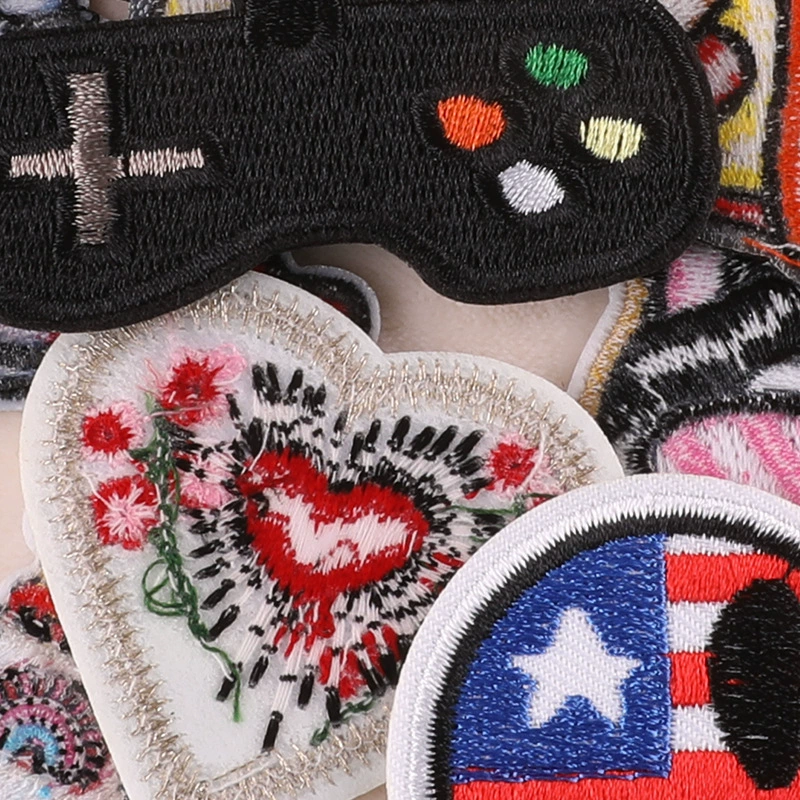Дуок computer embroidery big padding cartoon animal patch post DIY одежда аксессуары кросс-бордер вышивка тканевые наклейки
