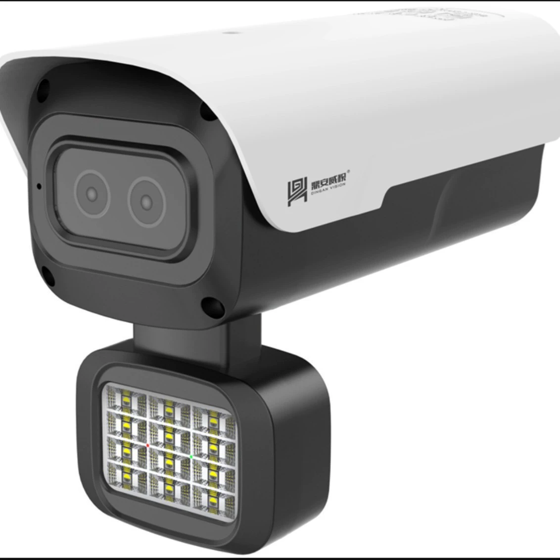 Камера Ding'an Weishi с двойной подсветкой, двусторонней голосовой связью, гемисферическим обнаружением гуманоидов и интеллектуальной сигнализацией.