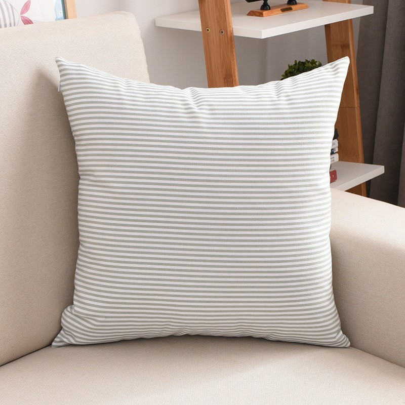 Cojín de asiento de algodón y lino para oficina y sofá
