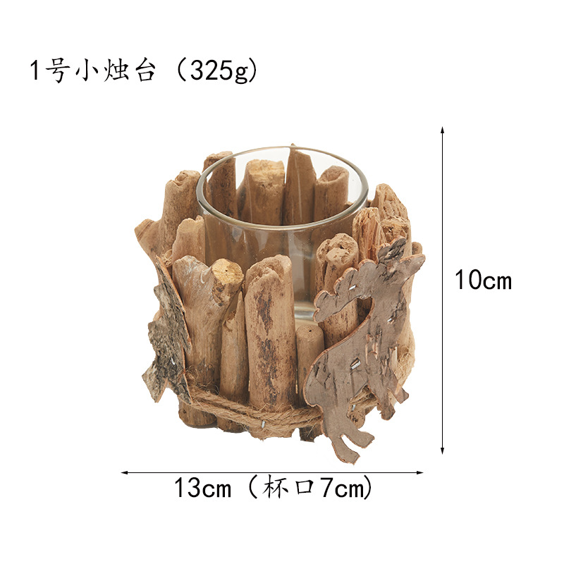 Muebles de madera candelabrera decoración