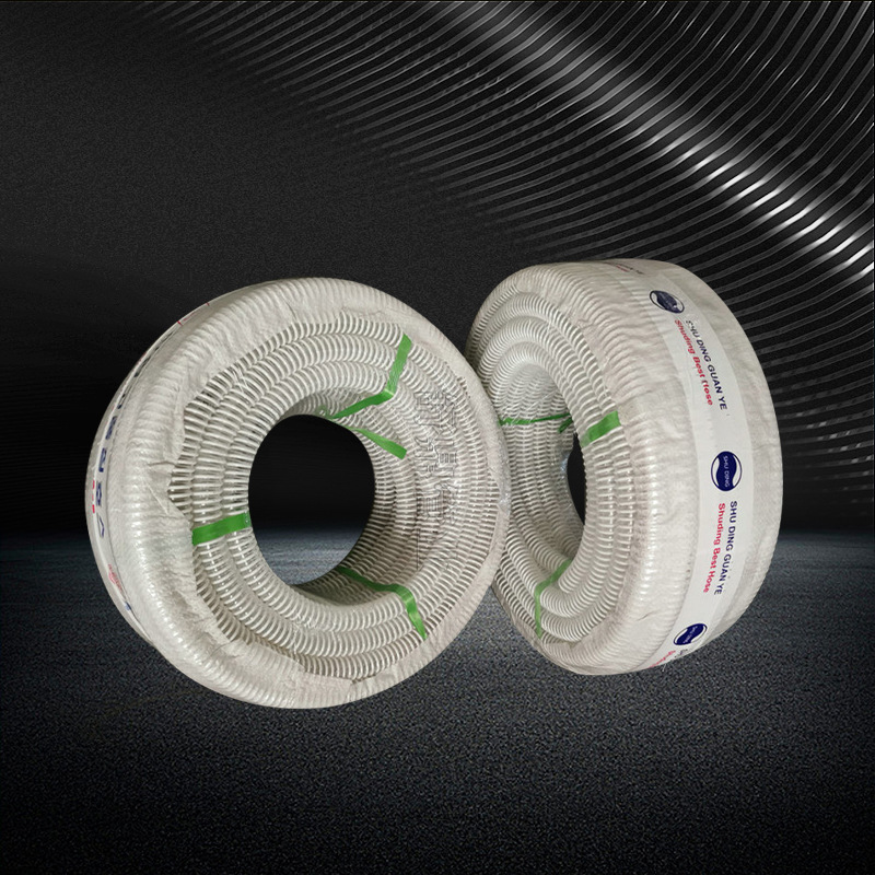 PVC plastic reinforced spiral pipe for industrial liquid transportation, underground cable protectio