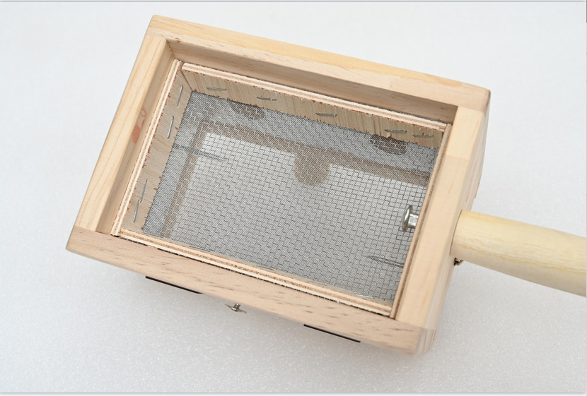 Wooden Moxa Box Double Needle Column Moxibustion Burner Rectangular Home Warming Tool specifications