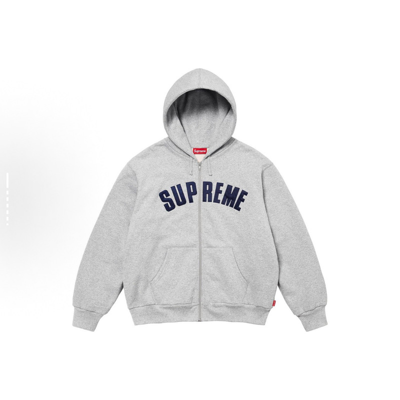 SUP 潮牌HOODED SWEATSHIRT 大LOGO加绒帽衫卫衣|undefined