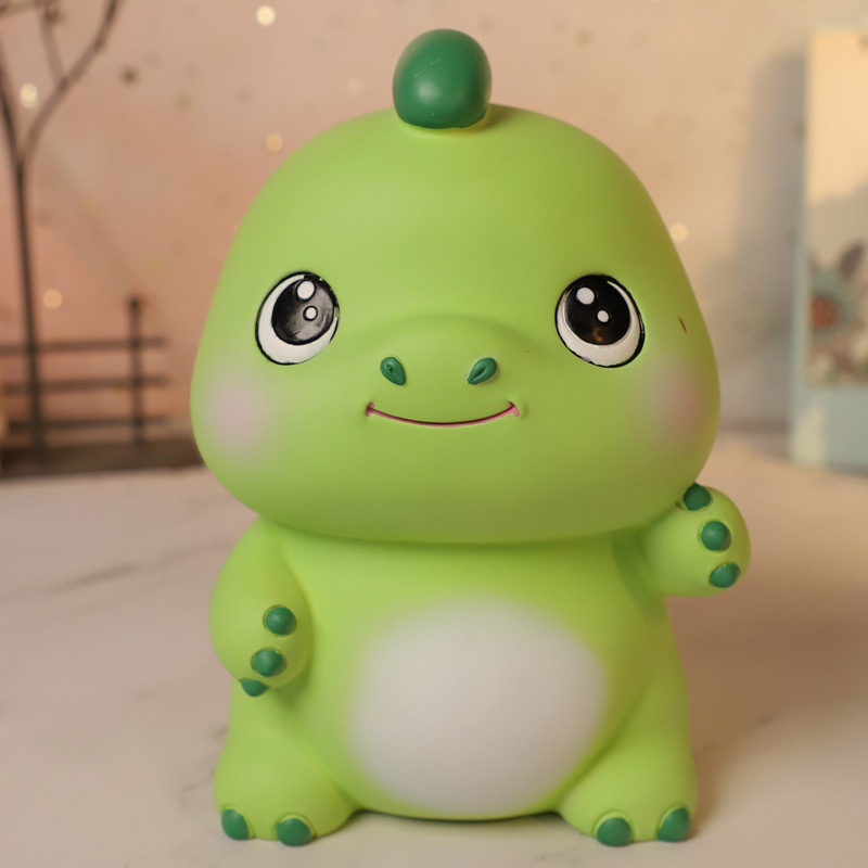 Dibujos animados lindo mascota dragón año Piggy Bank resistente a la caída resistente a los golpes Caja de Ahorro regalo decoración de escritorio muñeca