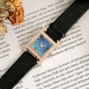 Square women's watch, quartz universal waterproof belt, swiss watch