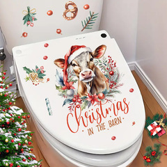 オーファー田園農場風クリスマス便器貼り装飾fc 8523クロスボーダークリスマス便器貼り代発