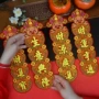 毛毡植绒材料折纸对联
