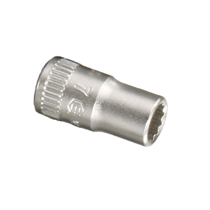 天赋（GENIUS）272506   工具 1/4″手动英制12角套筒