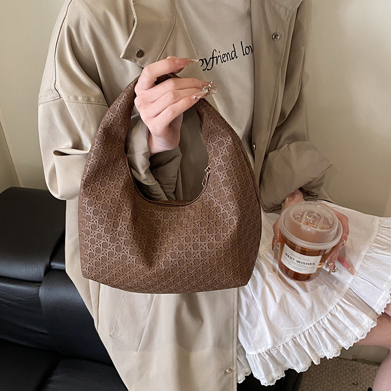 Texturas transfronterizas extranjeras bolsas debajo de las axilas bolsas de mujer 2025, bolsas de bolsas