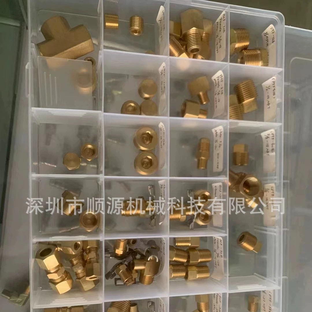 Пневматические медные соединительные фитинги для латунных труб фитинги для инструментов Обработка латунных соединительных деталей промышленного класса