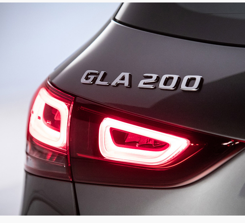 Applicable to Mercedes-Benz GLA200GLA220d car mantissa letter labeling GLA260L four-wheel drive AMG fender side logo
