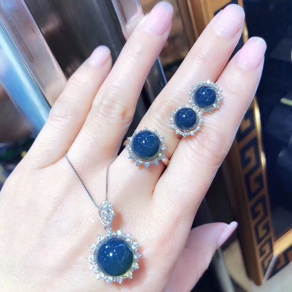 12mm-9mm-8mm Мексиканская Lancer S925 Серебряный бутик набор ювелирных изделий