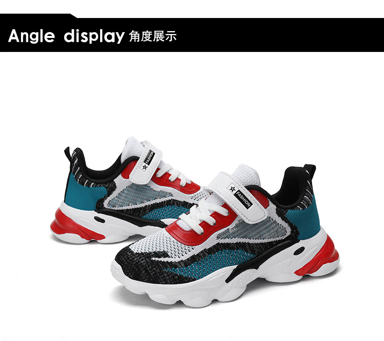 Spring And Summer New Children's Sports Casual Shoes Color Trendy Mesh Lightweight Soft Bottom Baby Shoes display picture 5