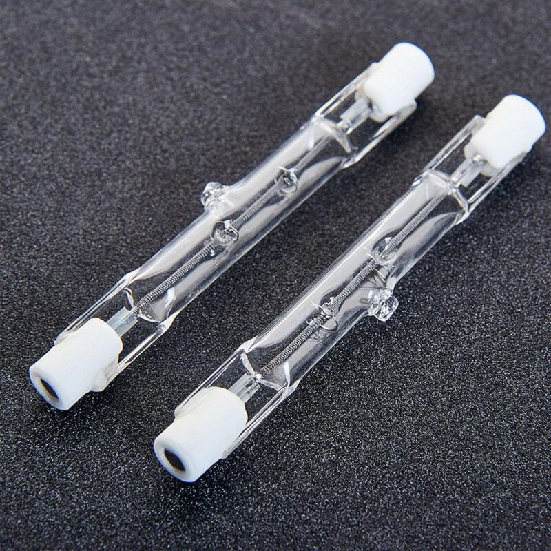 R7S Halogen Tungsten Lamp 110V 120V J78J118 Iodine Tungsten Floodlight 100W150W300W Warm Light