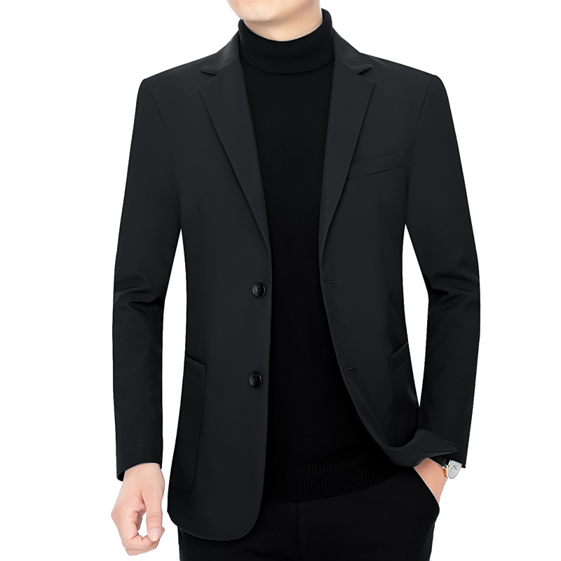 Abajo traje abajo chaqueta de los hombres cortos de invierno de los hombres SLIM-Fit de los hombres ligeros papá ropa de invierno chaqueta de los hombres