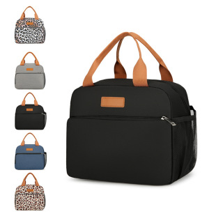 Cross-border Hot-selling Office workers with meals portable lunch bag large capacity multi-functional Oxford cloth waterproof thermal insulation lunch bag