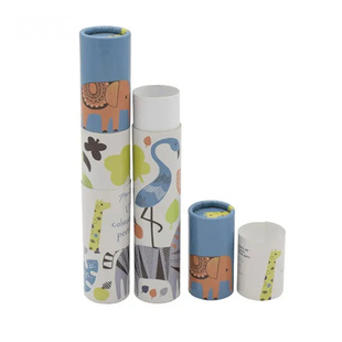 Customized Cylindrical Fashionable Empty Cigarette Box Carton Wholesale with Child Safety Lock Paper Cigarette Packaging Customization