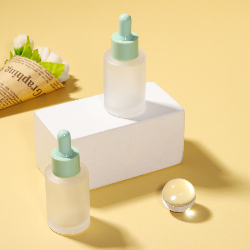 現物30ml透明フロスト平肩瓶50ml原液滴管瓶60ml精華液瓶精油瓶|undefined