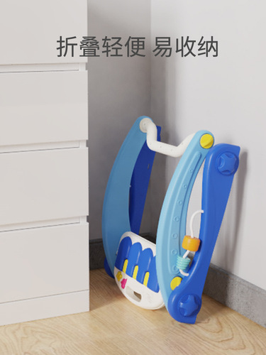 Baby foot piano baby fitness rack foldable 0-1 year old step multi-functional newborn toy 3-6 months