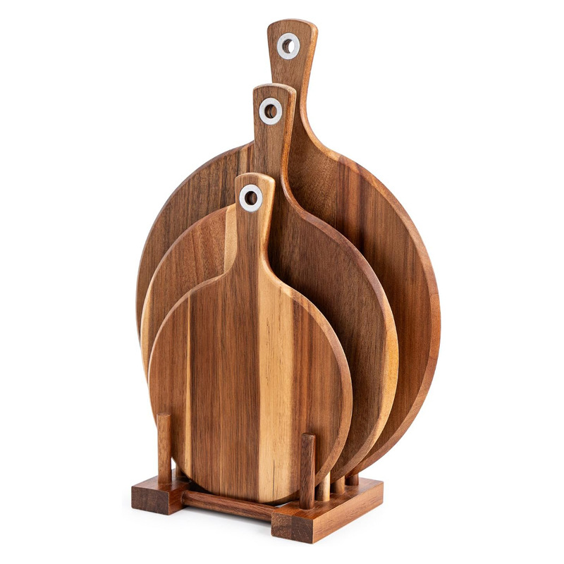 Tabla de cortar de madera cocina multifunción pizza tablero traje hogar bandeja de madera fruta vegetal tabla de quesos Junta de servicio