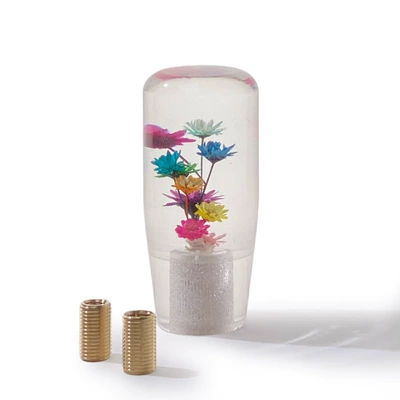Bulb-Shaped Resin with Flower Crystal – Cab and accessories